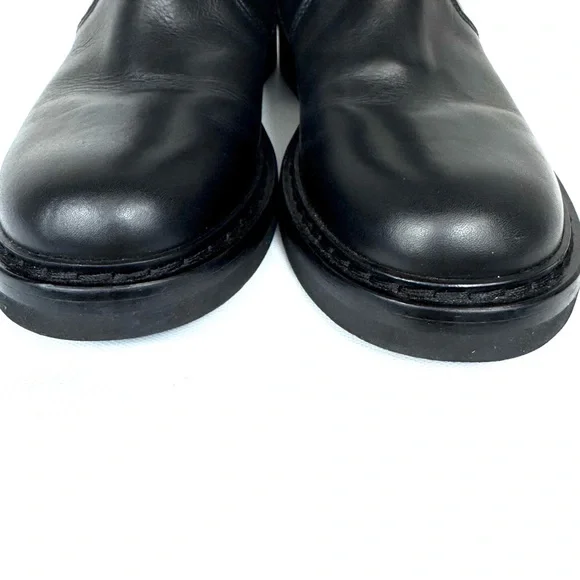 Ann Demeulemeester black triple buckle moto combat creeper women’s boots size 37 - Picture 6 of 16